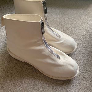 Guidi PL1 white 39EU leather boots